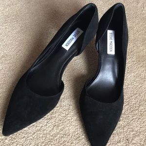 Steve Madden Flory suede kitten heel